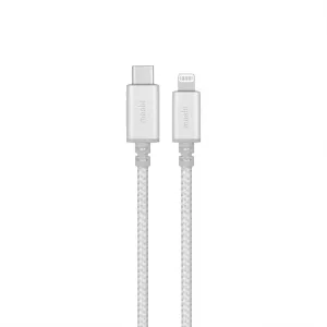 [OPEN BOX] MOSHI Integra USB-C Charge/Sync Cable with Lightning Connector 1.2M - Jet Silver