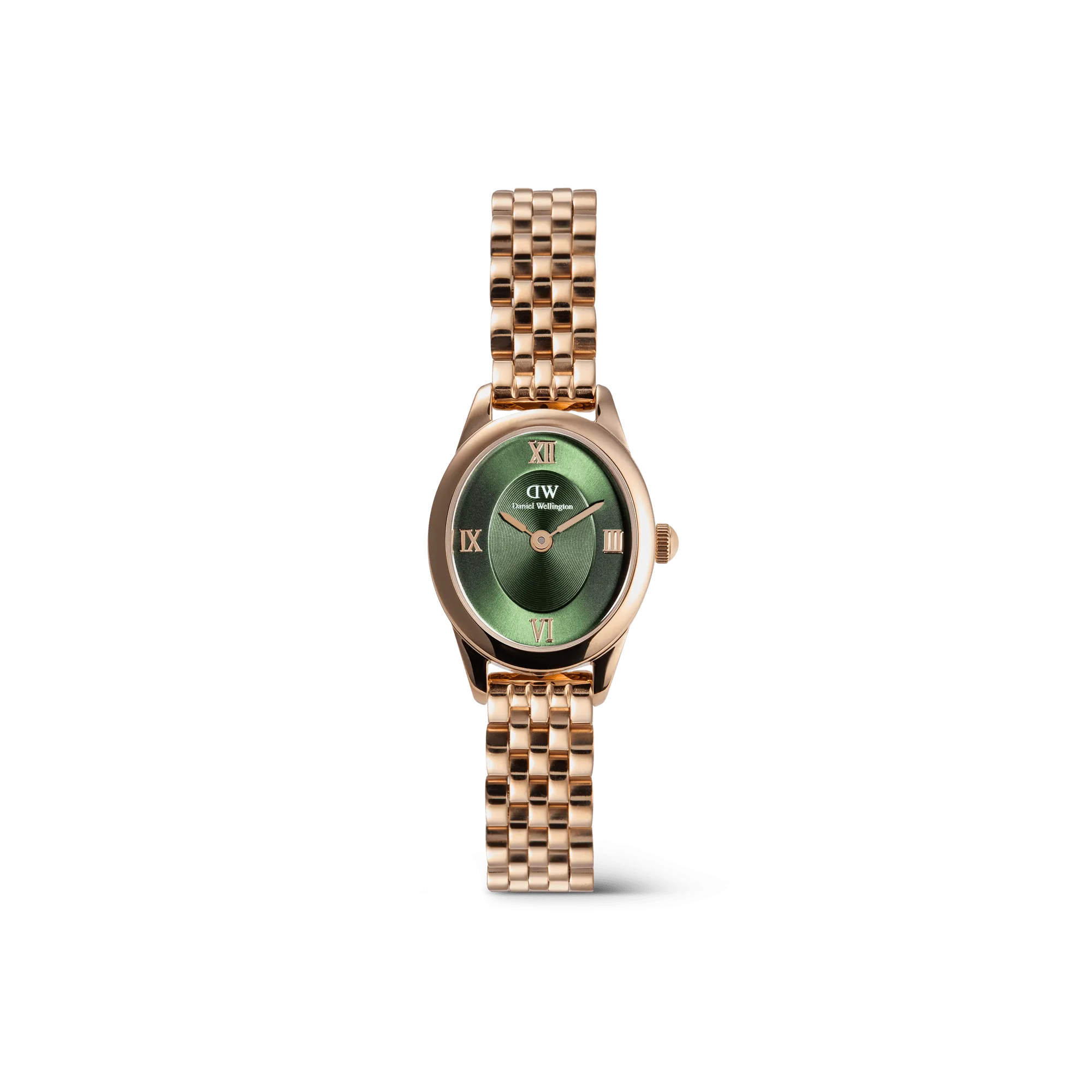 Ophelia Mini Emerald Rose Gold
