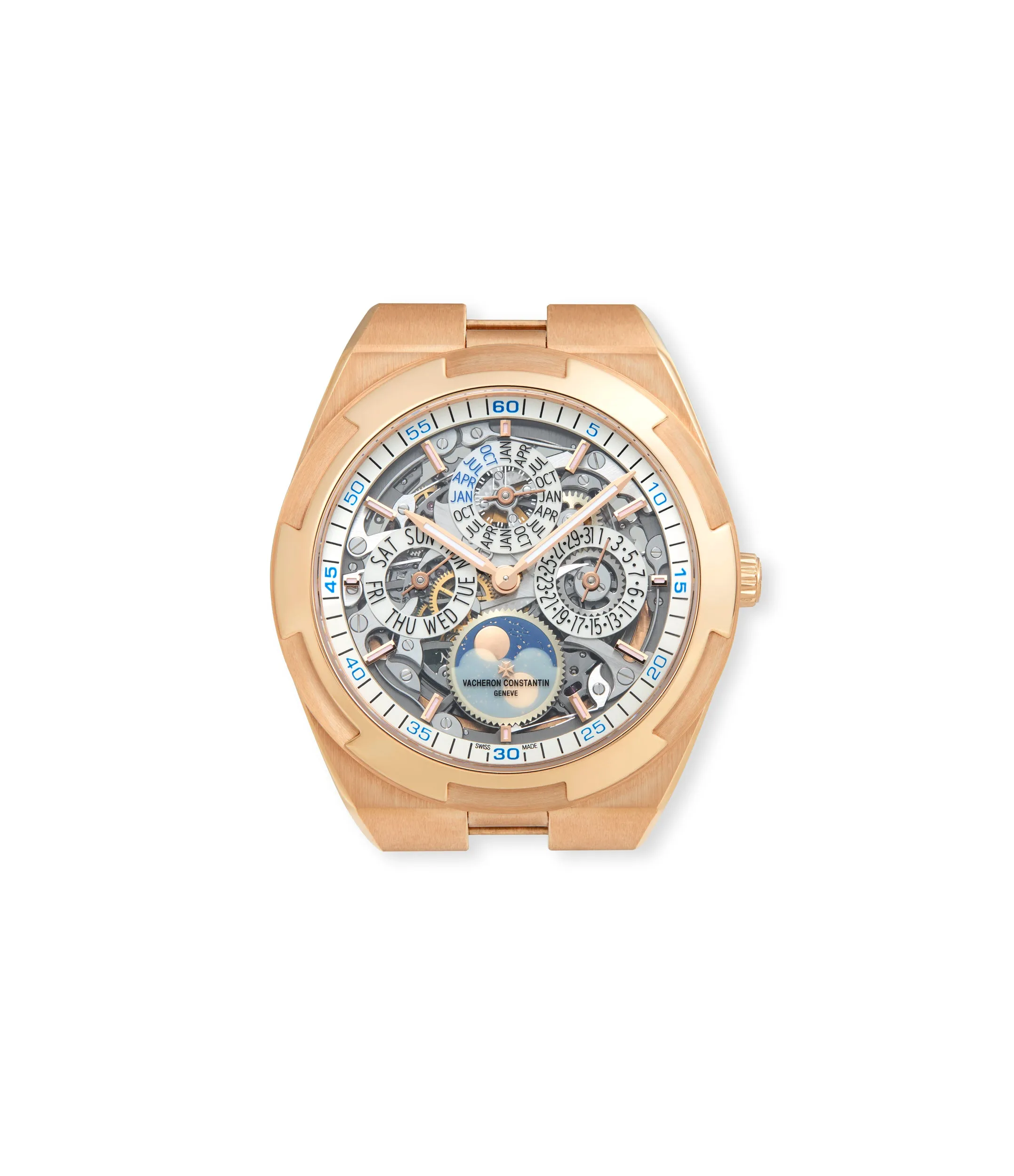 Overseas Perpetual Calendar Ultra-Thin Skeleton | 4300V | Rose Gold