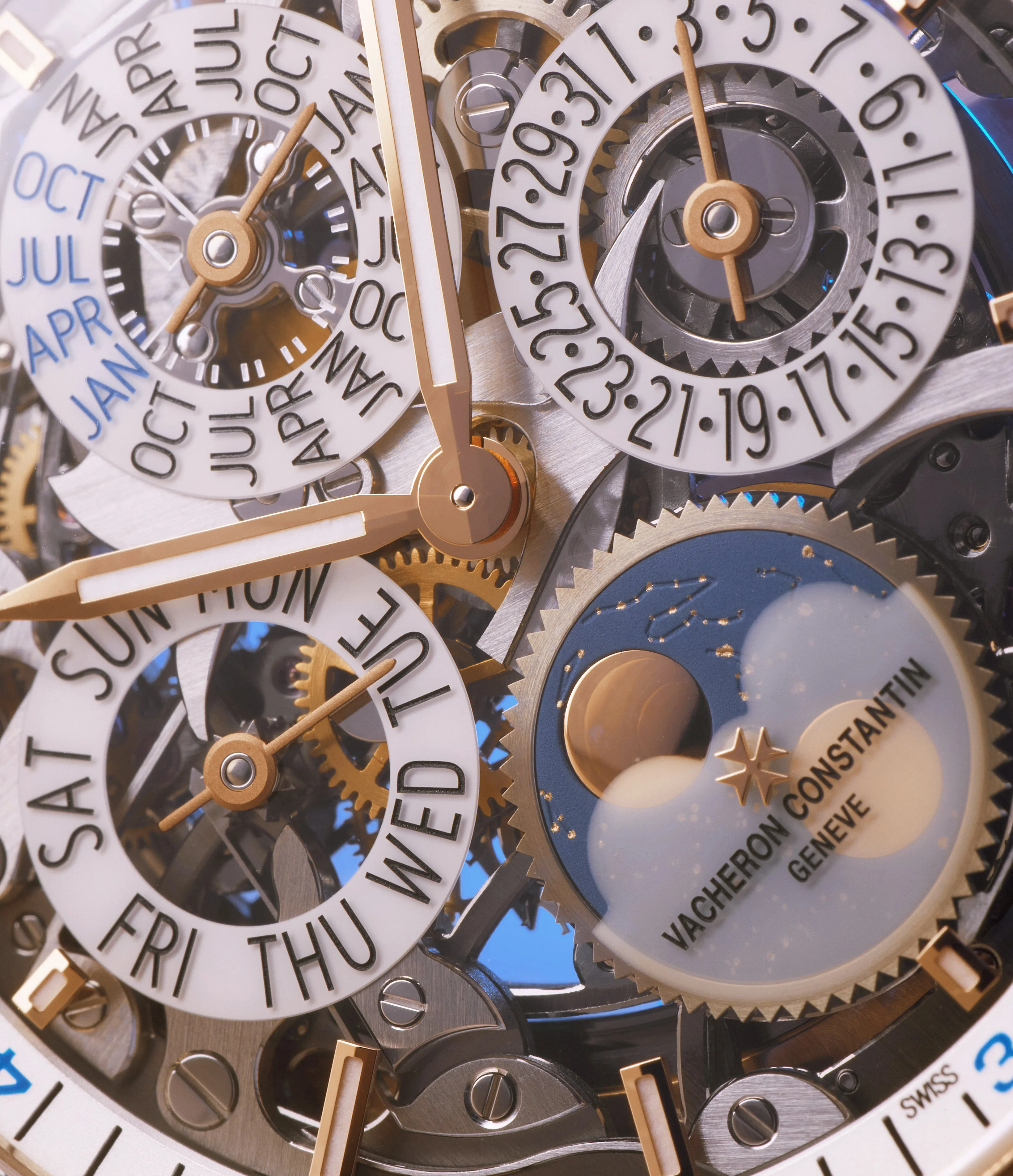 Overseas Perpetual Calendar Ultra-Thin Skeleton | 4300V | Rose Gold
