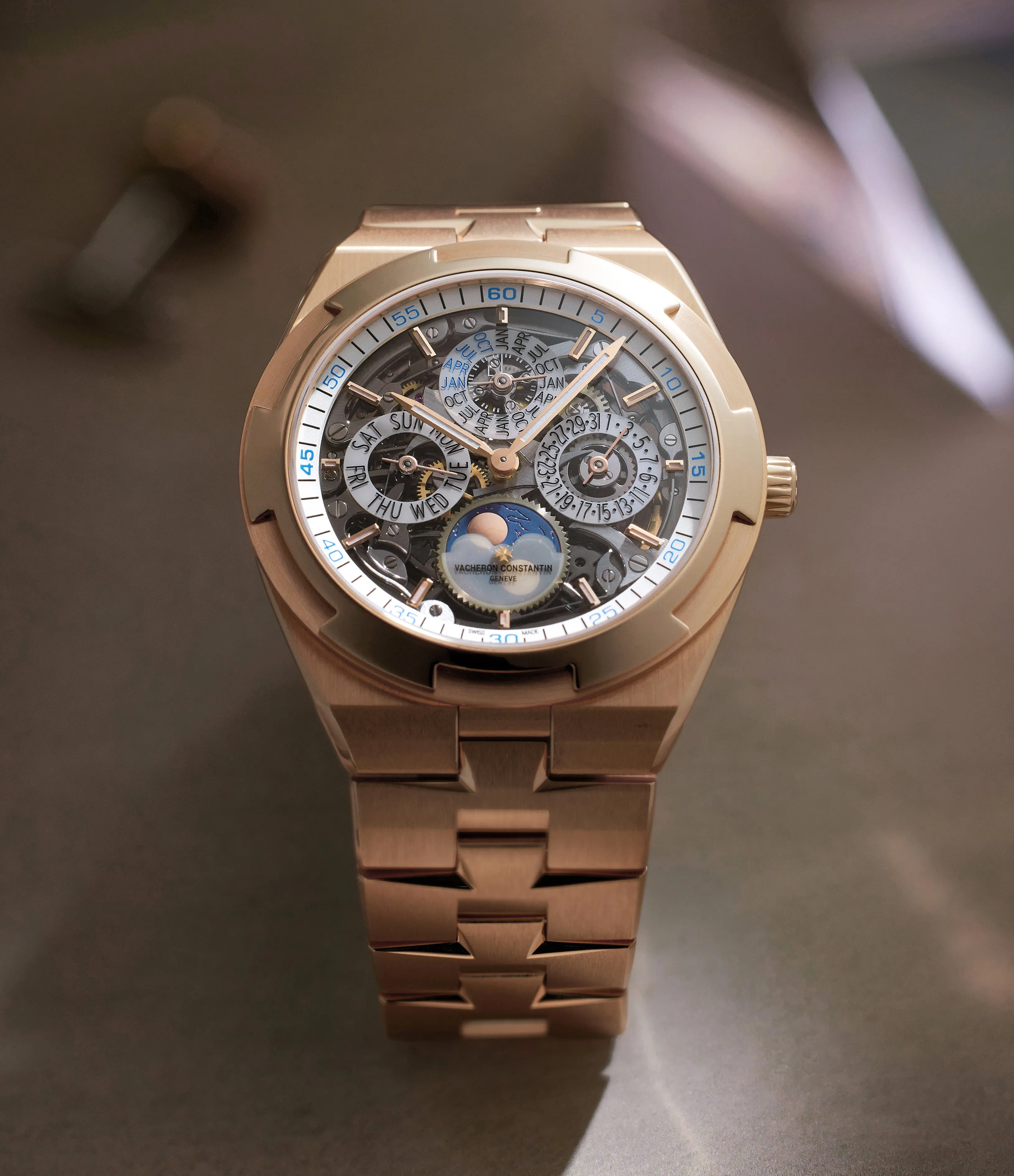 Overseas Perpetual Calendar Ultra-Thin Skeleton | 4300V | Rose Gold