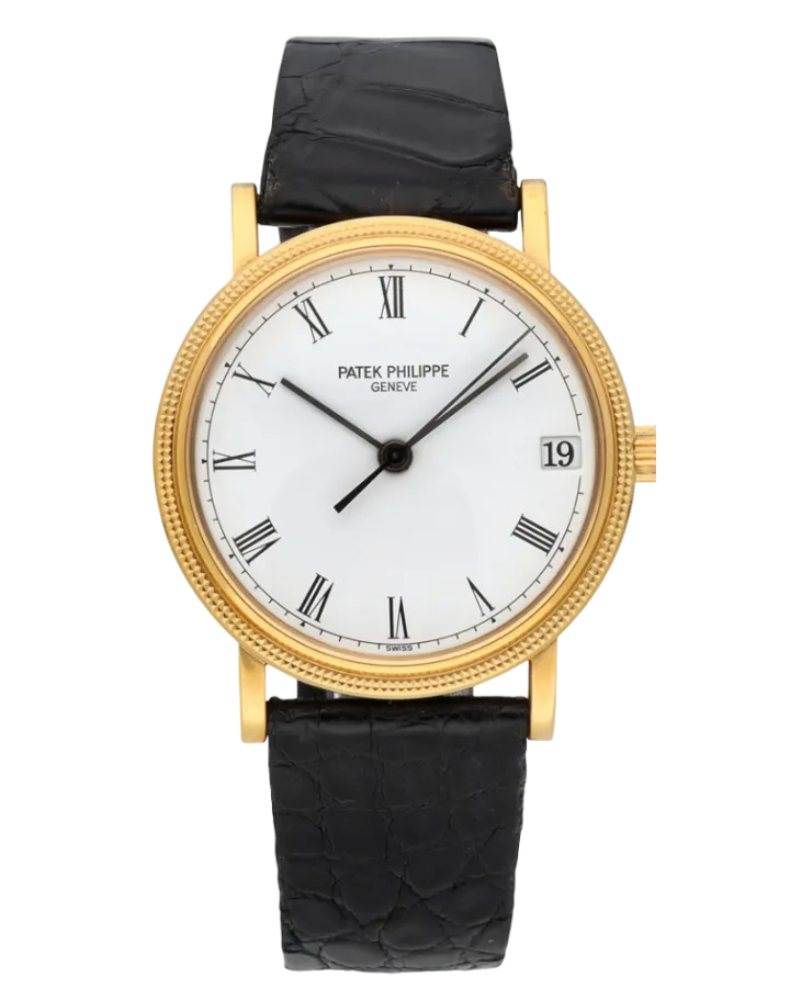 Patek Philippe ‘Clous de Paris Calatrava 18K Yellow Gold Unisex watch