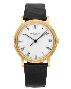 Patek Philippe ‘Clous de Paris Calatrava 18K Yellow Gold Unisex watch