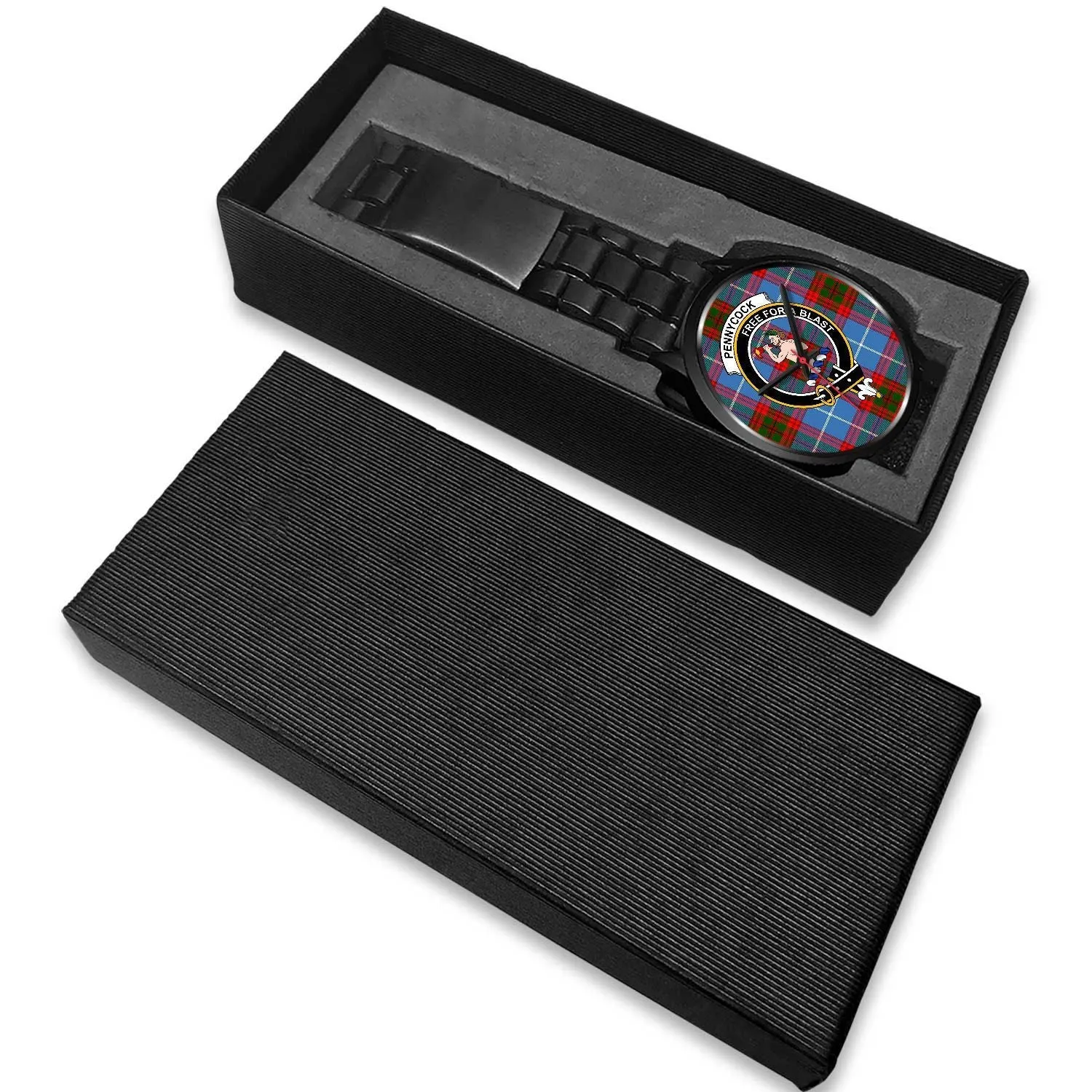 Pennycook Clan Badge Tartan Black Watch