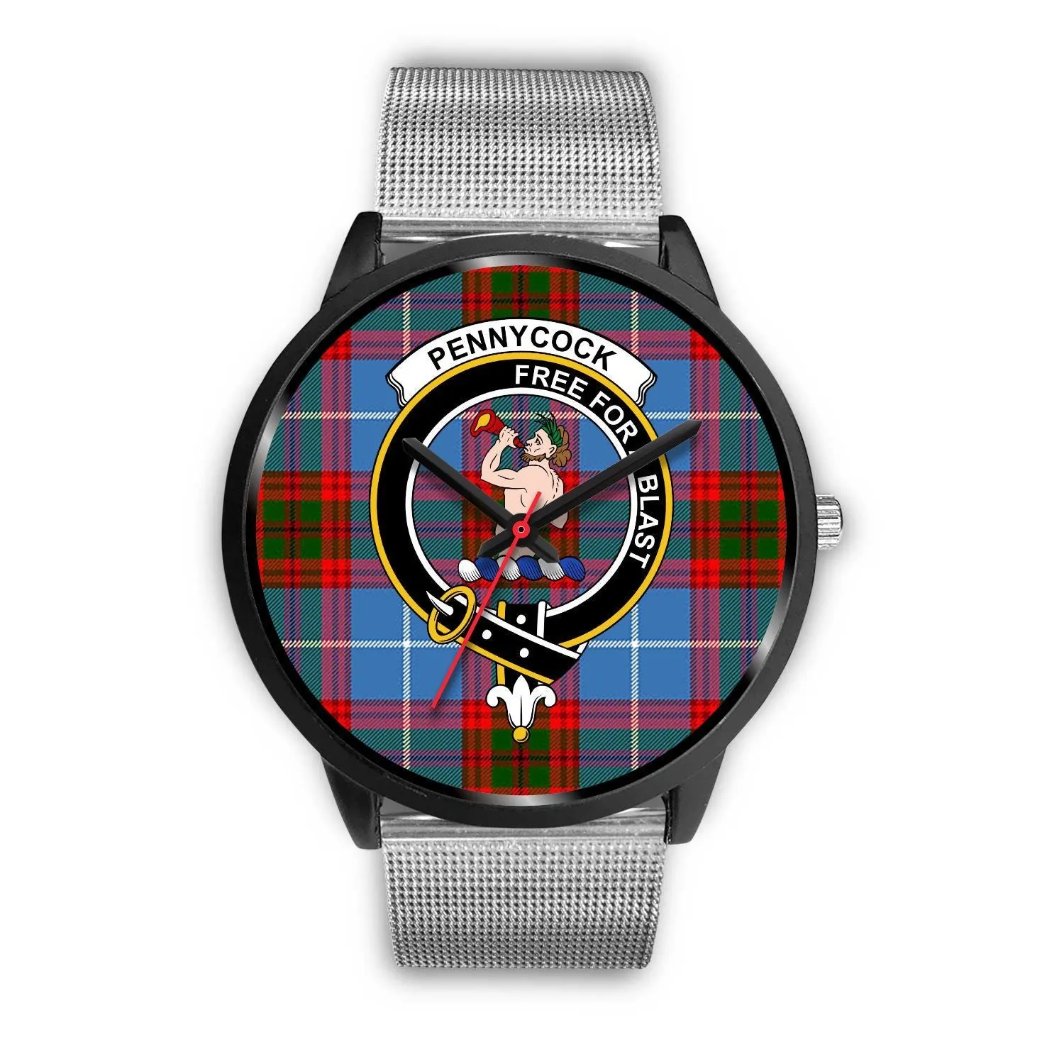 Pennycook Clan Badge Tartan Black Watch