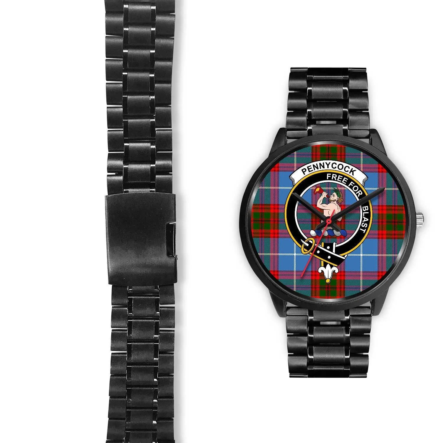 Pennycook Clan Badge Tartan Black Watch