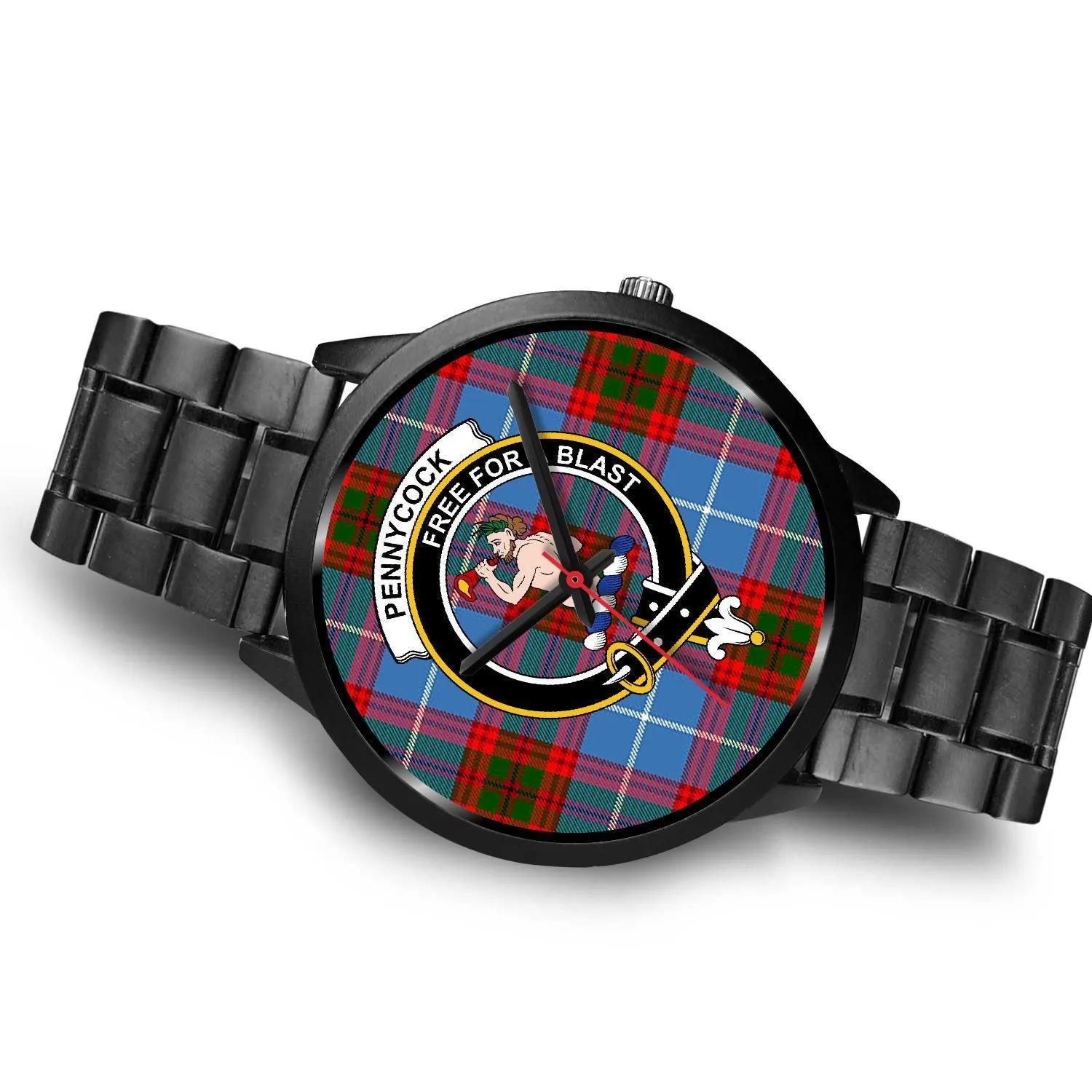 Pennycook Clan Badge Tartan Black Watch