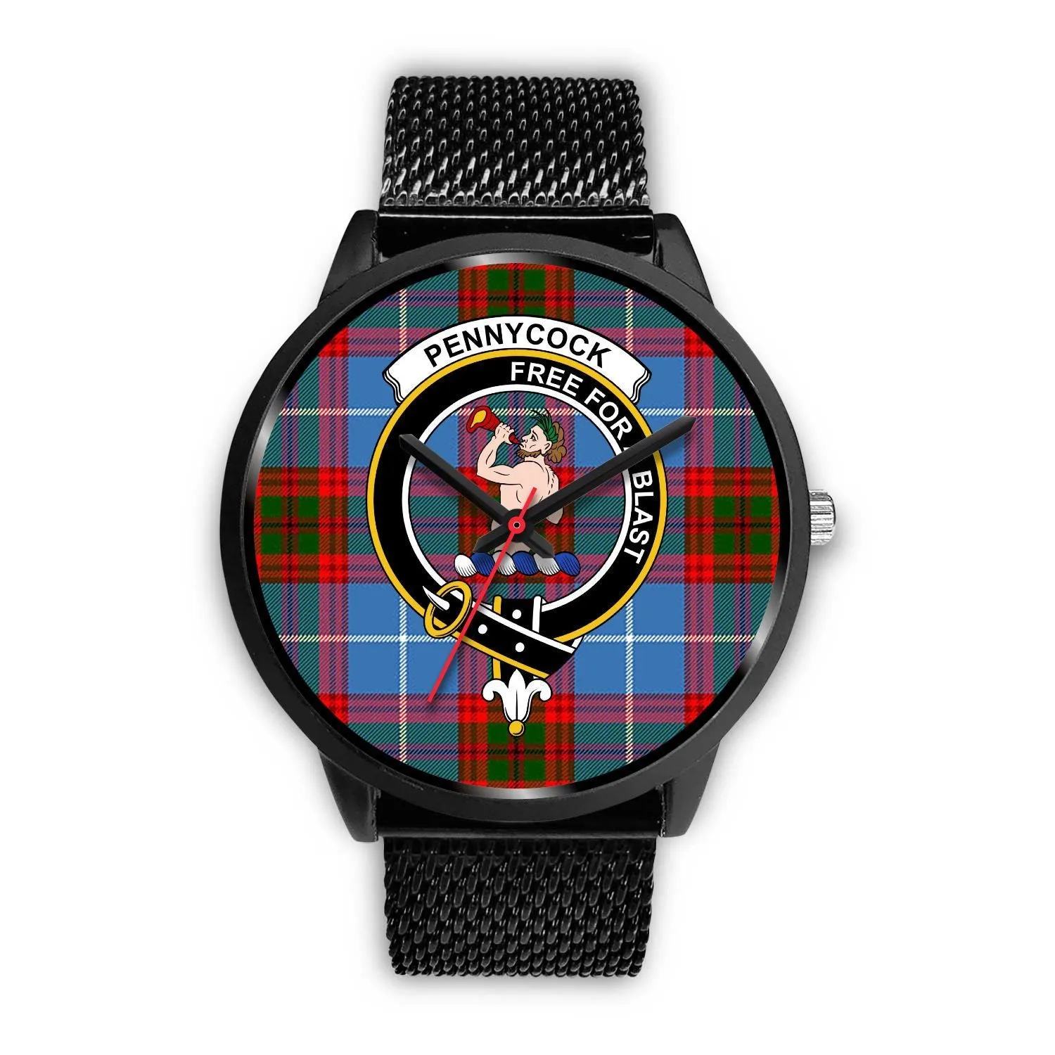 Pennycook Clan Badge Tartan Black Watch