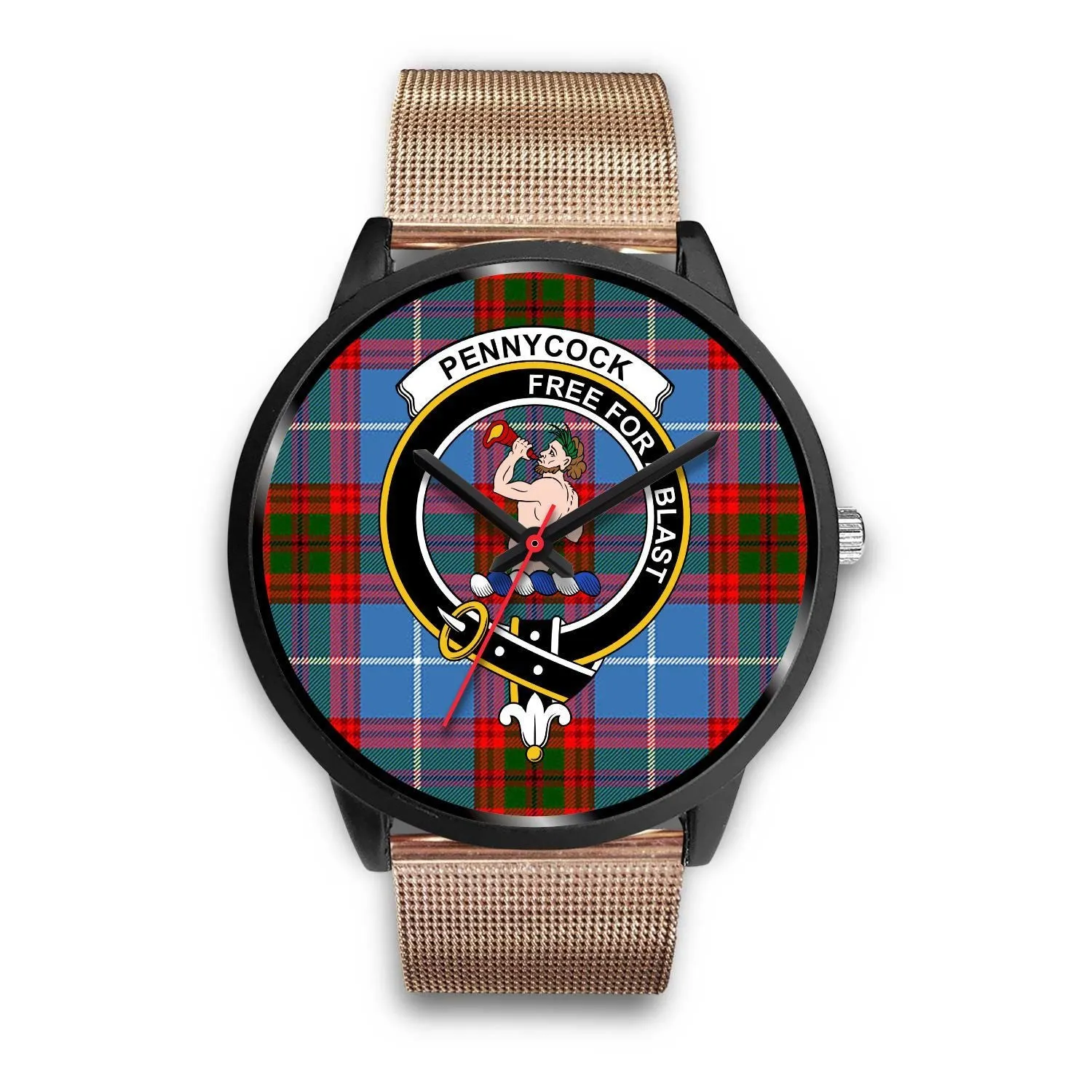 Pennycook Clan Badge Tartan Black Watch