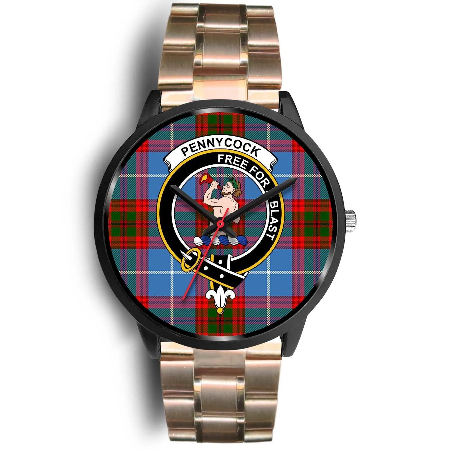 Pennycook Clan Badge Tartan Black Watch