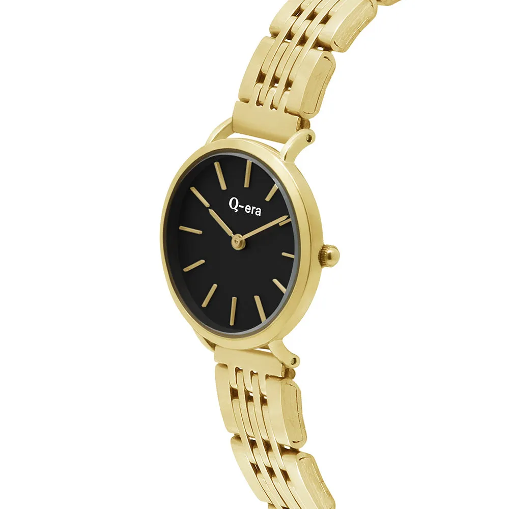 Q-Era Gold  Steel Women's  Watch - QV2803-42