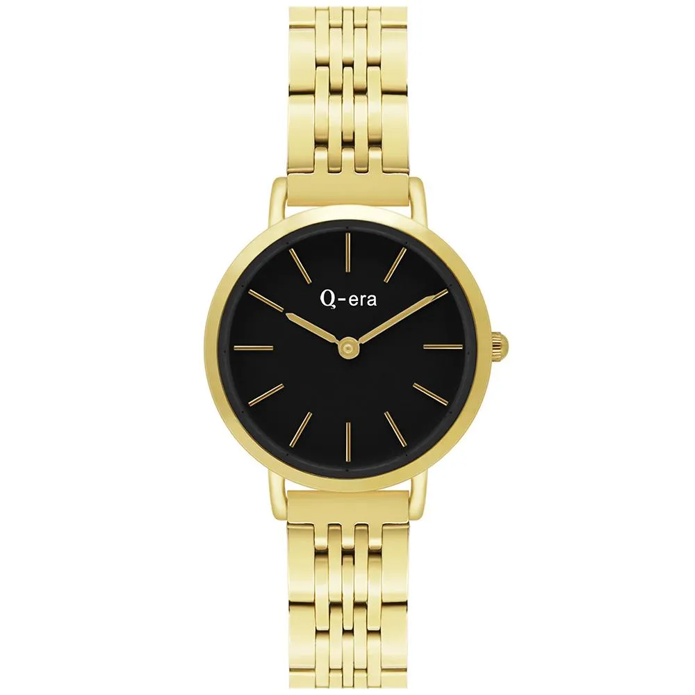 Q-Era Gold  Steel Women's  Watch - QV2803-42