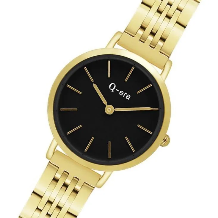 Q-Era Gold  Steel Women's  Watch - QV2803-42