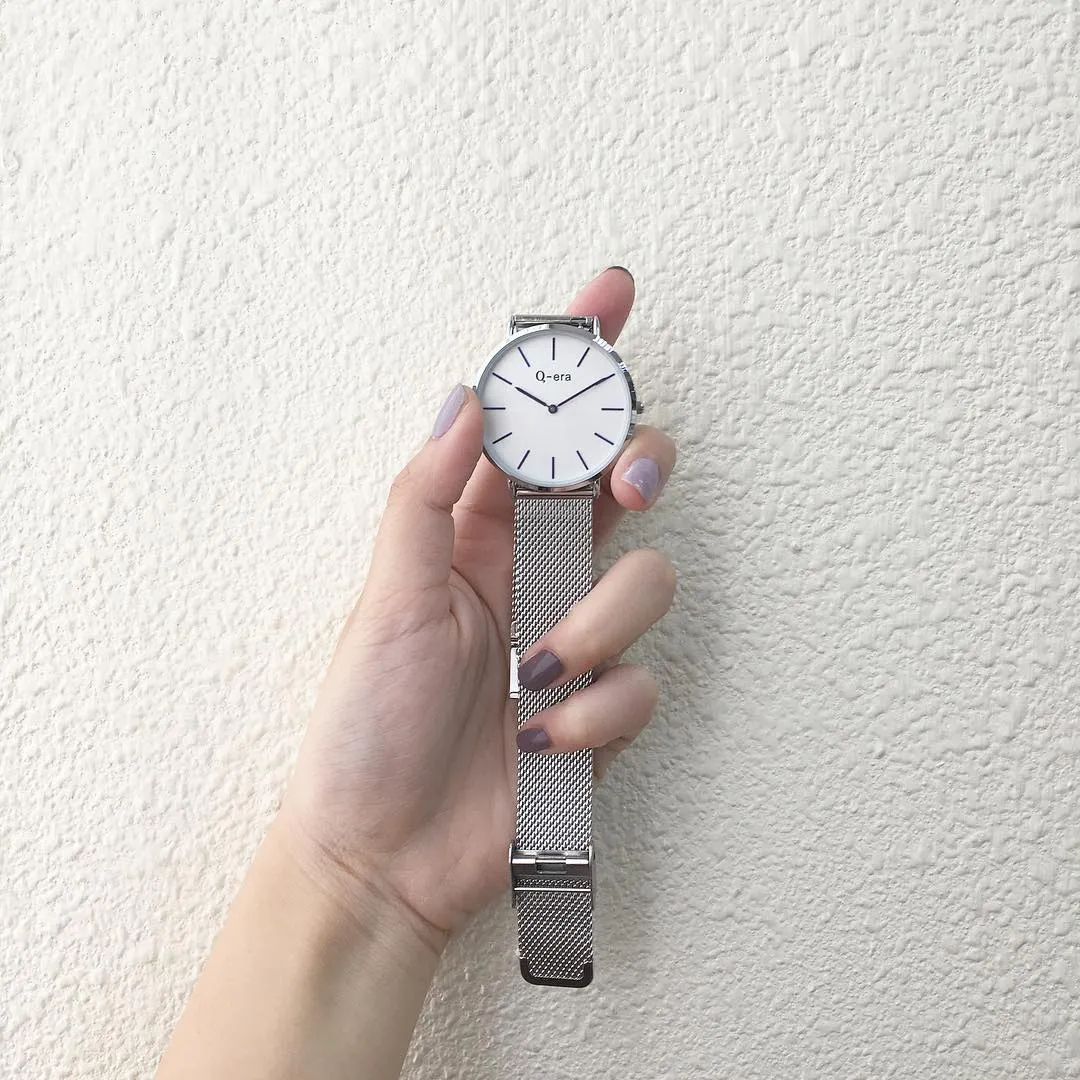 Q-era Silver Mesh Women's Watch - QV2804-35