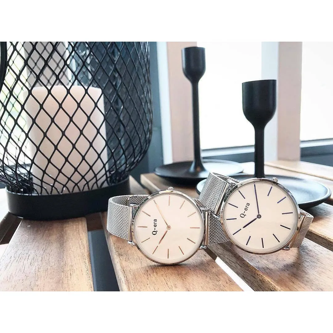 Q-era Silver Mesh Women's Watch - QV2804-35
