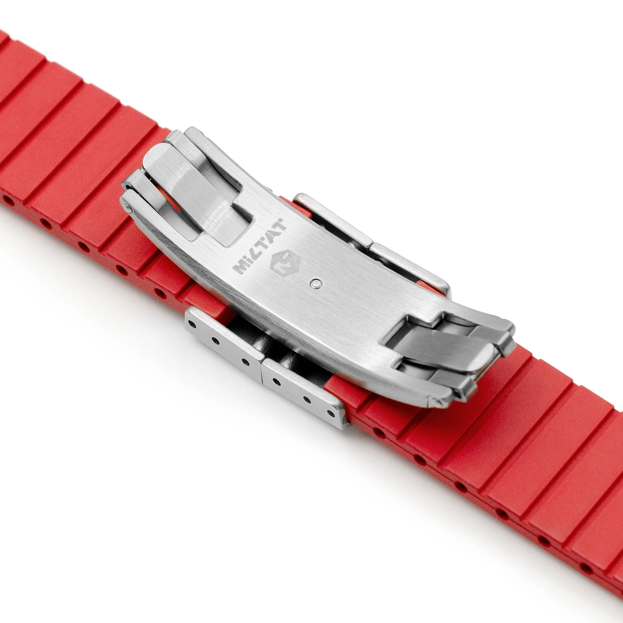 Quick Release FKM26 Red FKM Rubber watch strap