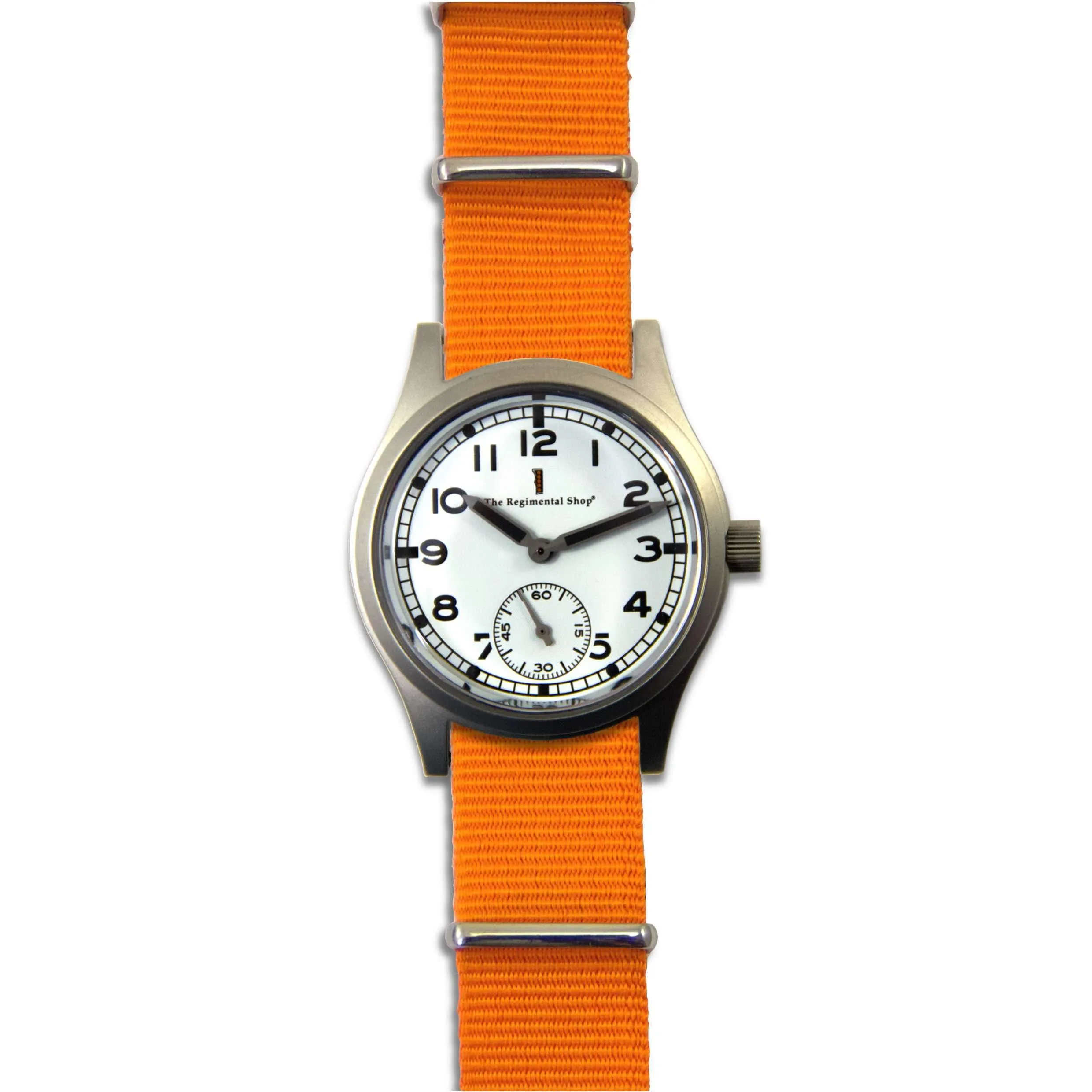 "Special Ops" Military Watch with an Orange Strap