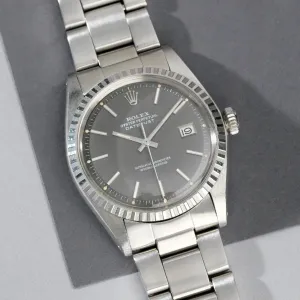 Rolex 1603 Datejust Grey Dial 1972 Tropic Crystal