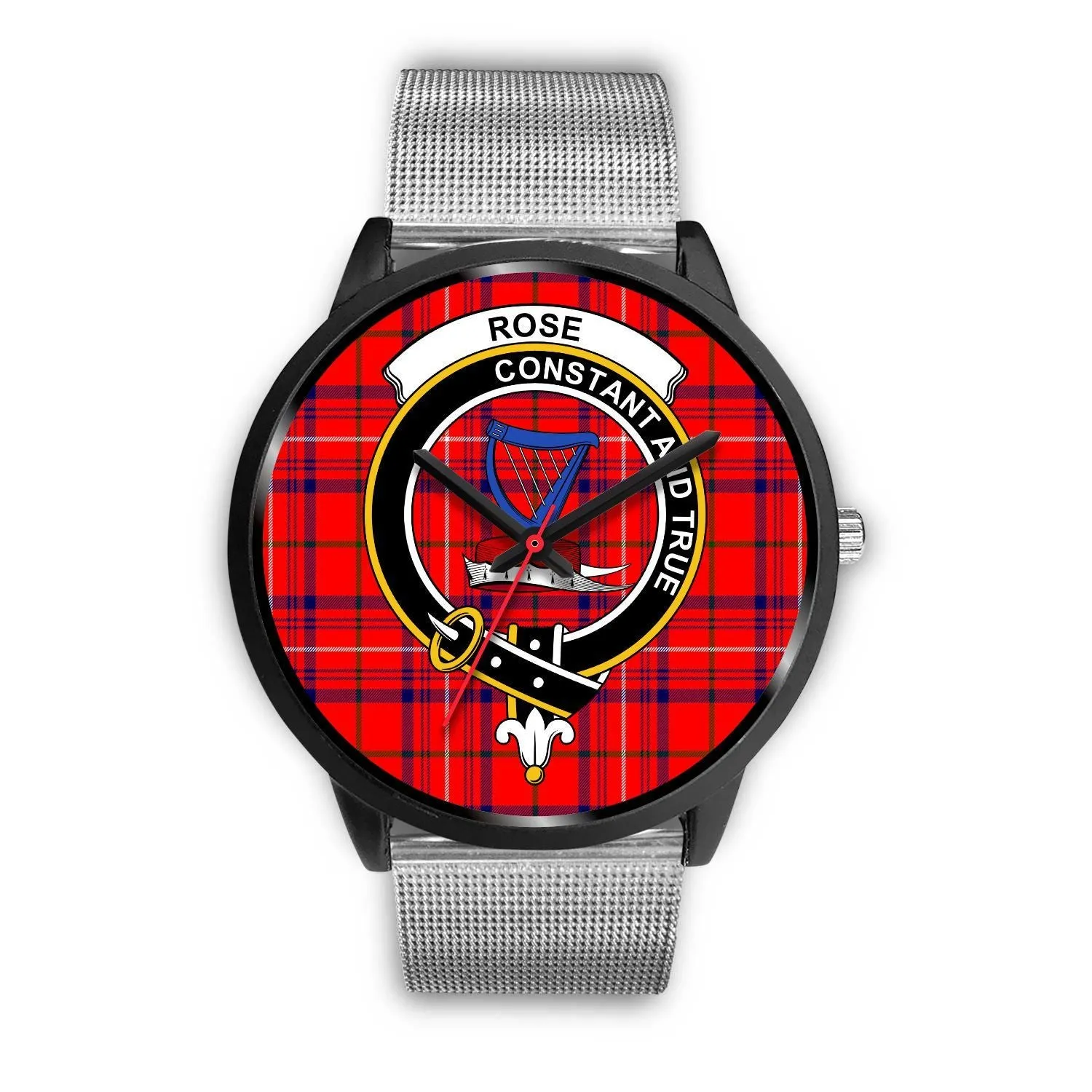 Rose Clan Badge Tartan Black Watch