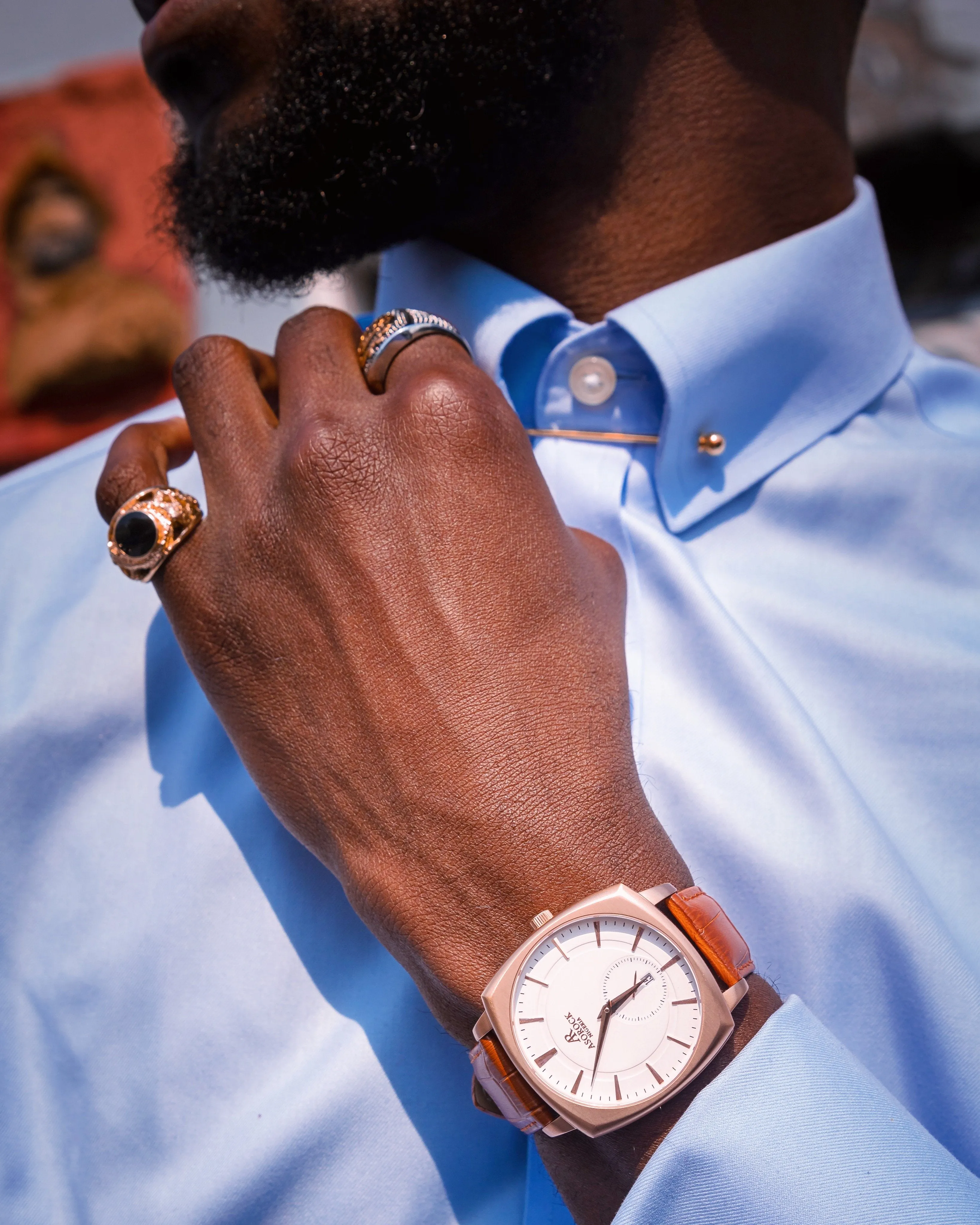 RoseGold/White Monolith by ASOROCK WATCHES