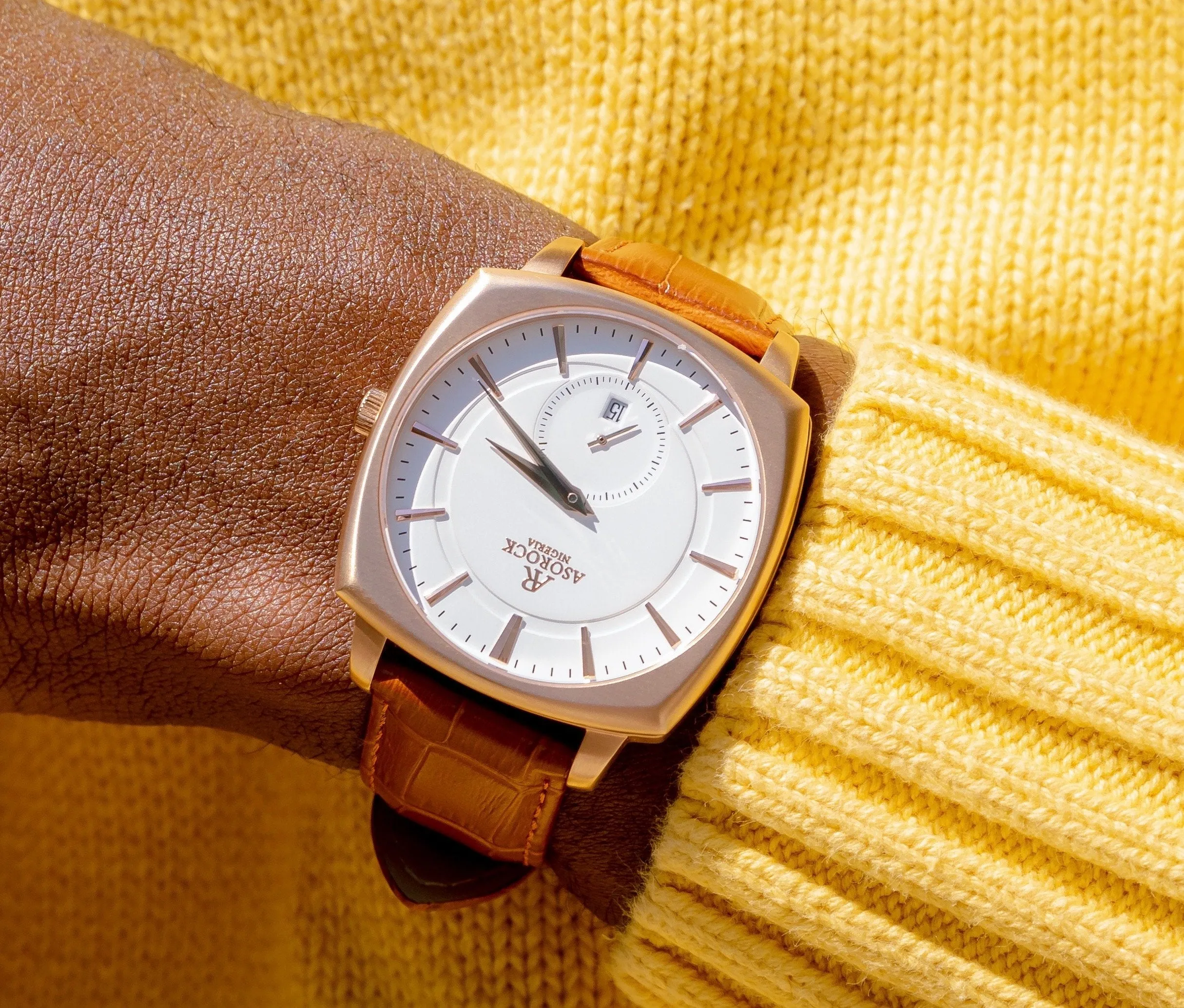 RoseGold/White Monolith by ASOROCK WATCHES