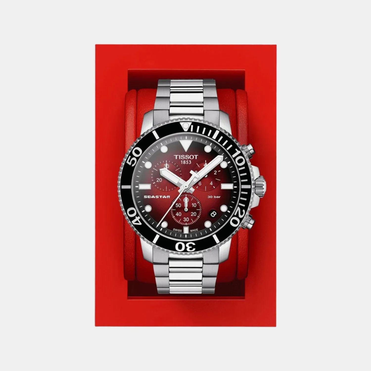 Seastar Men Chronograph Stainless Steel Watch T1204171142100