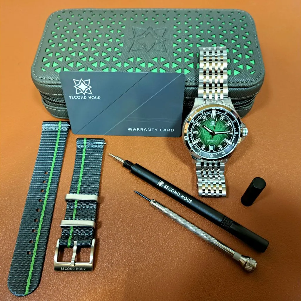 Second Hour Mandala&nbsp;Burst - Green&nbsp;Dial (Regulated)