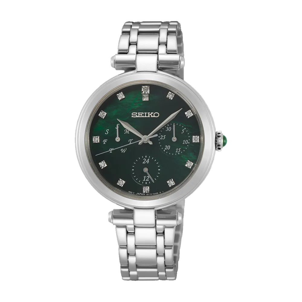 Seiko Caprice Ladies Green Watch SKY063P1