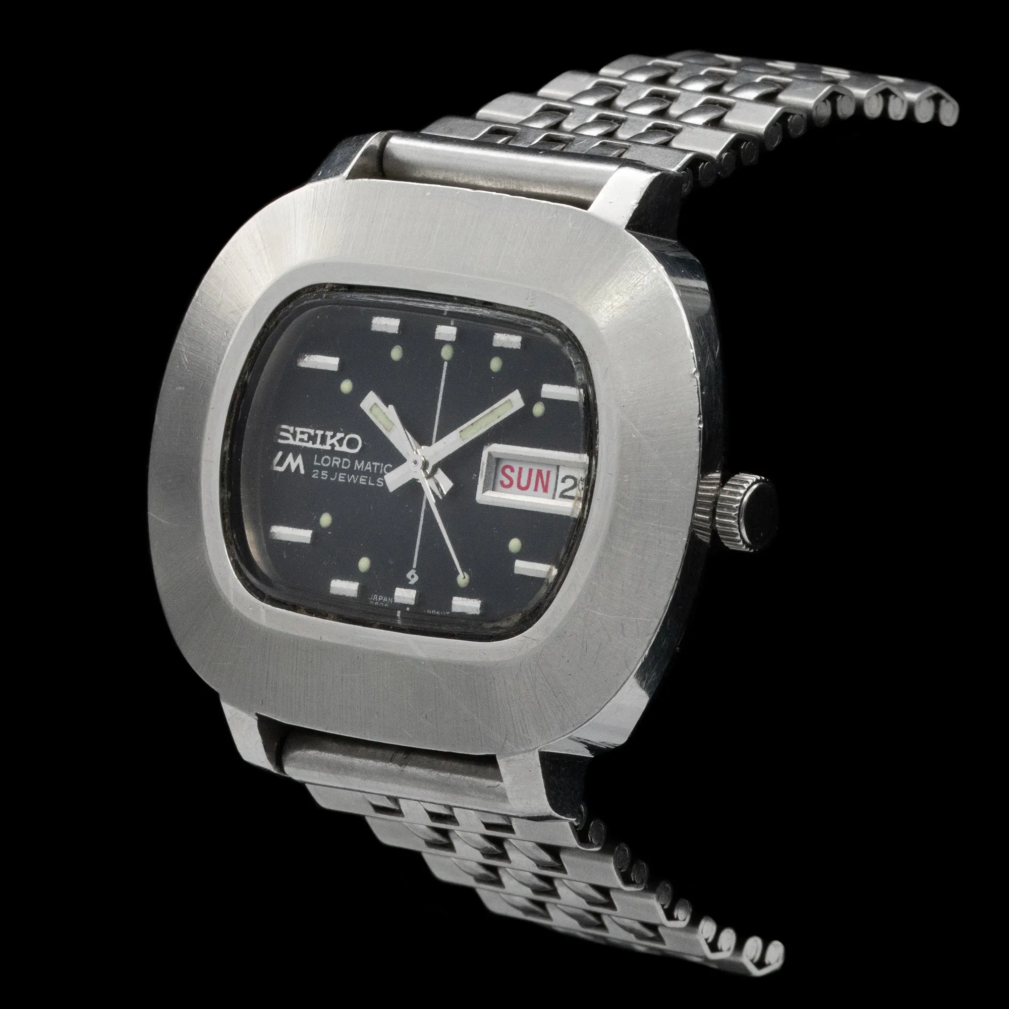 Seiko - Lord Matic TV Screen Black Dial 5606-5010