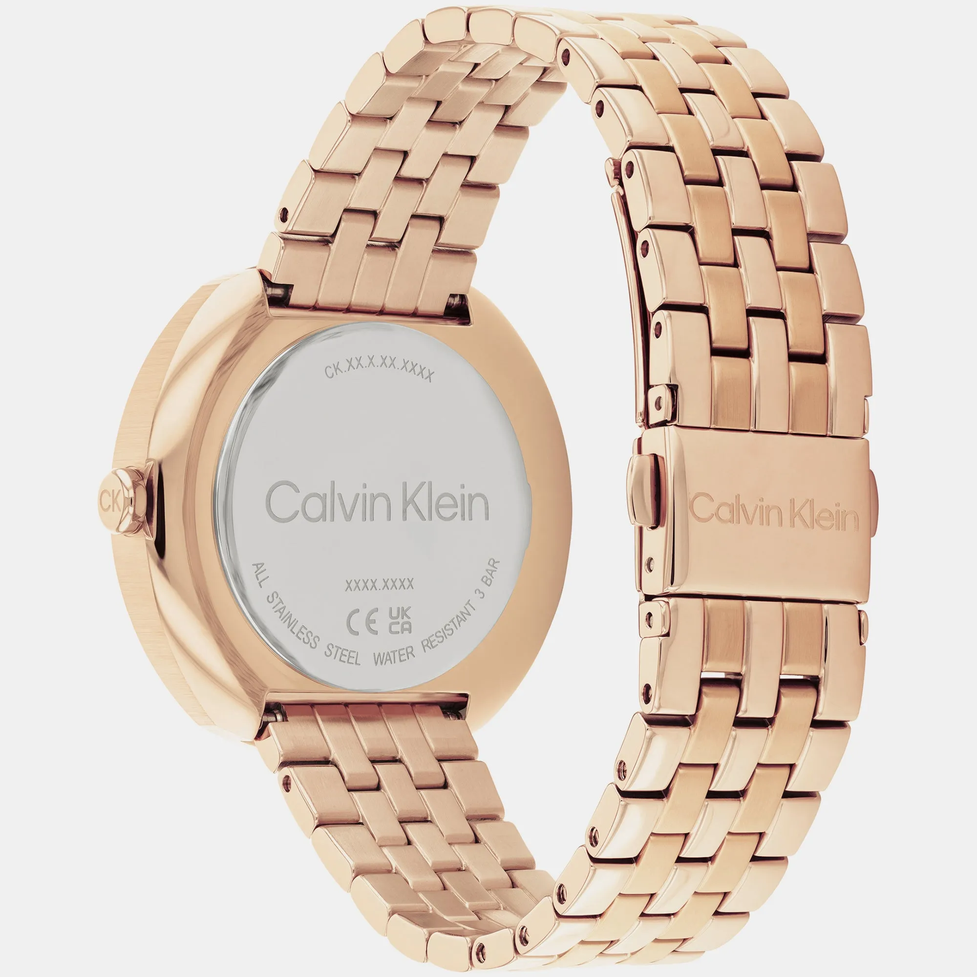 Shape Women Gold Dial Multi-Function Stainless Steel Watch 25200419