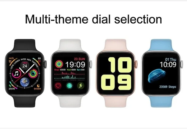 Shop T5S Smart Watch With Fitness Heart Rate Watch series 5 for iOS & Android In Pakistan