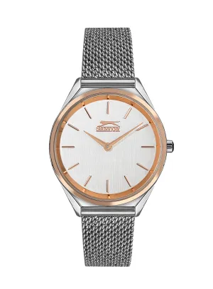Slazenger - SL.9.1852.3.04 - Quartz Female Band Silver Dial Watch