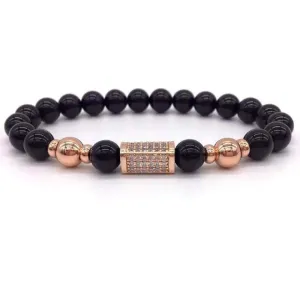 Sons of Odin Rose Gold/Silver Bar Bracelet