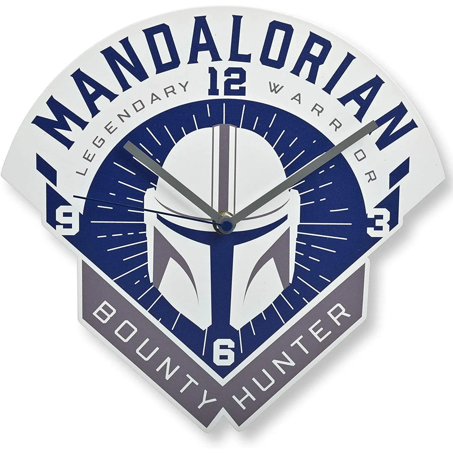 Star Wars- Mandalorian Legendary Warrior Bounty Hunter Wall Clock- Frameless