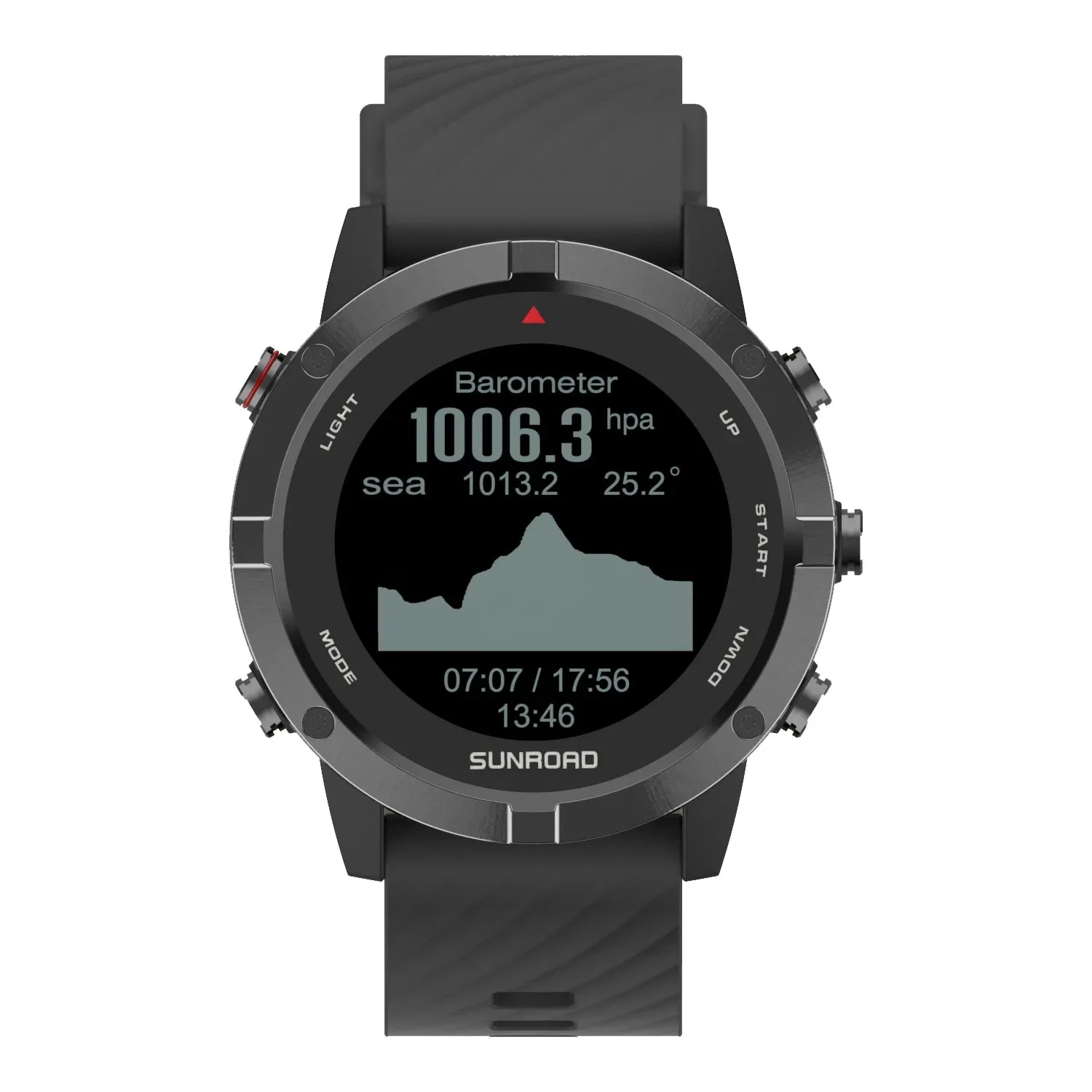 SUNROAD New Men Digital Watch GPS Tracker Outdoor Sports  Watch Fitness Tracker Wristwatch Waterproof Hombre Clock