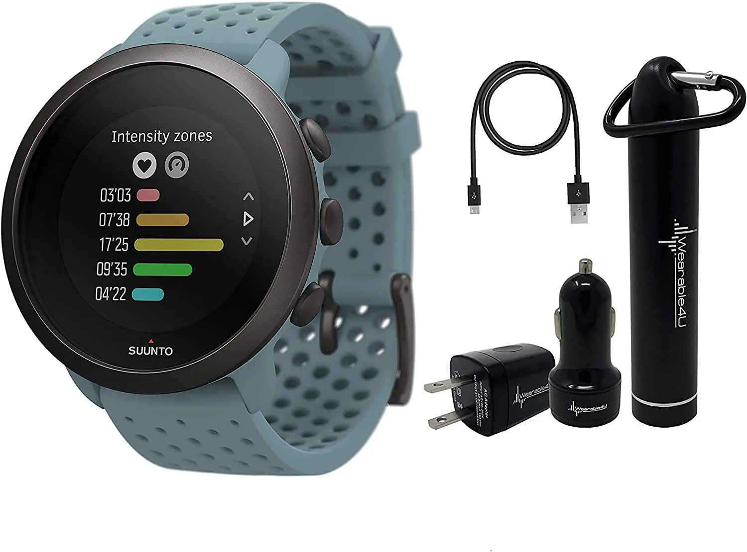 Suunto 3 New Edition Fitness Moss Grey Multisport Watch (SS050474000)