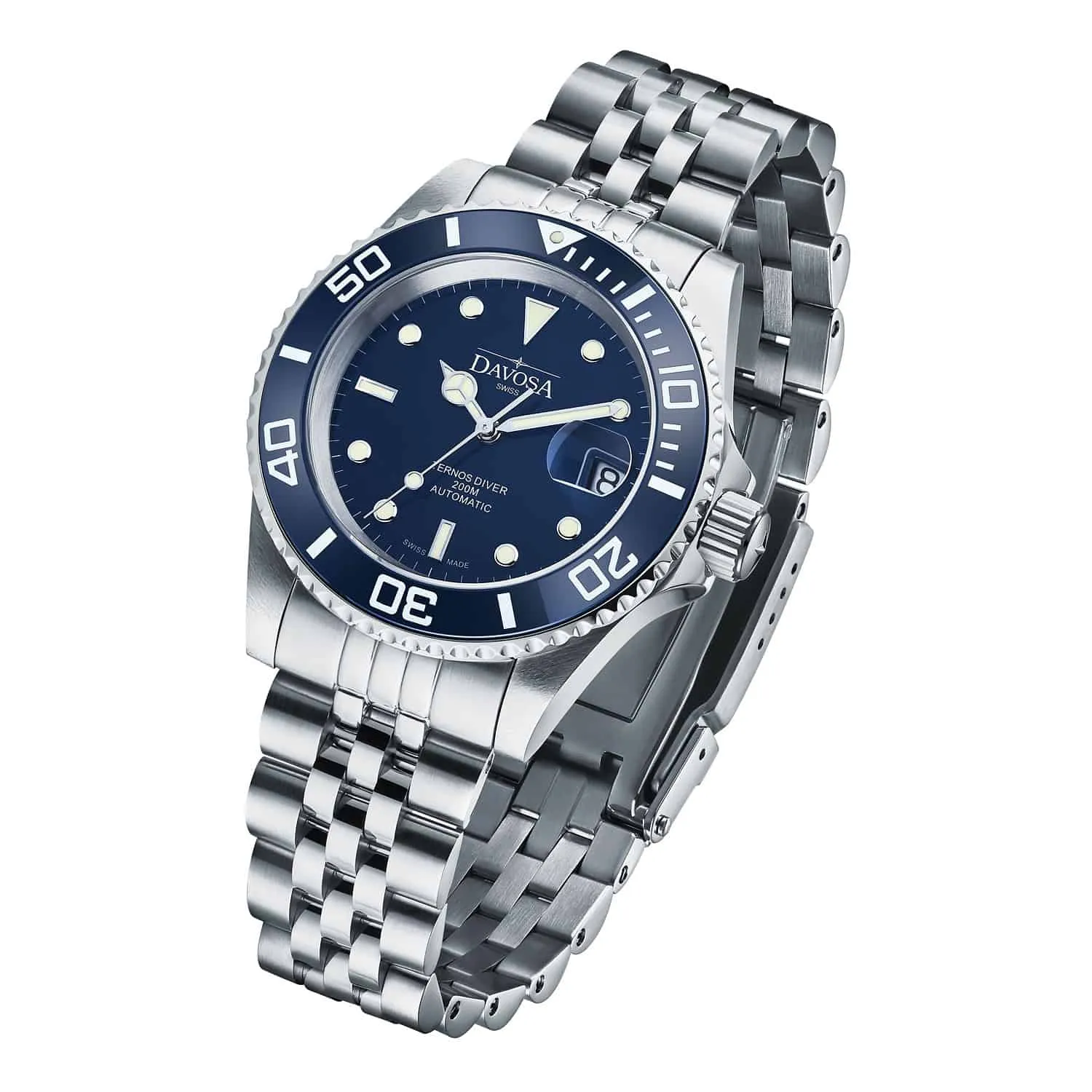 Ternos Ceramic Automatic 200m Blue Diving Watch 16155504