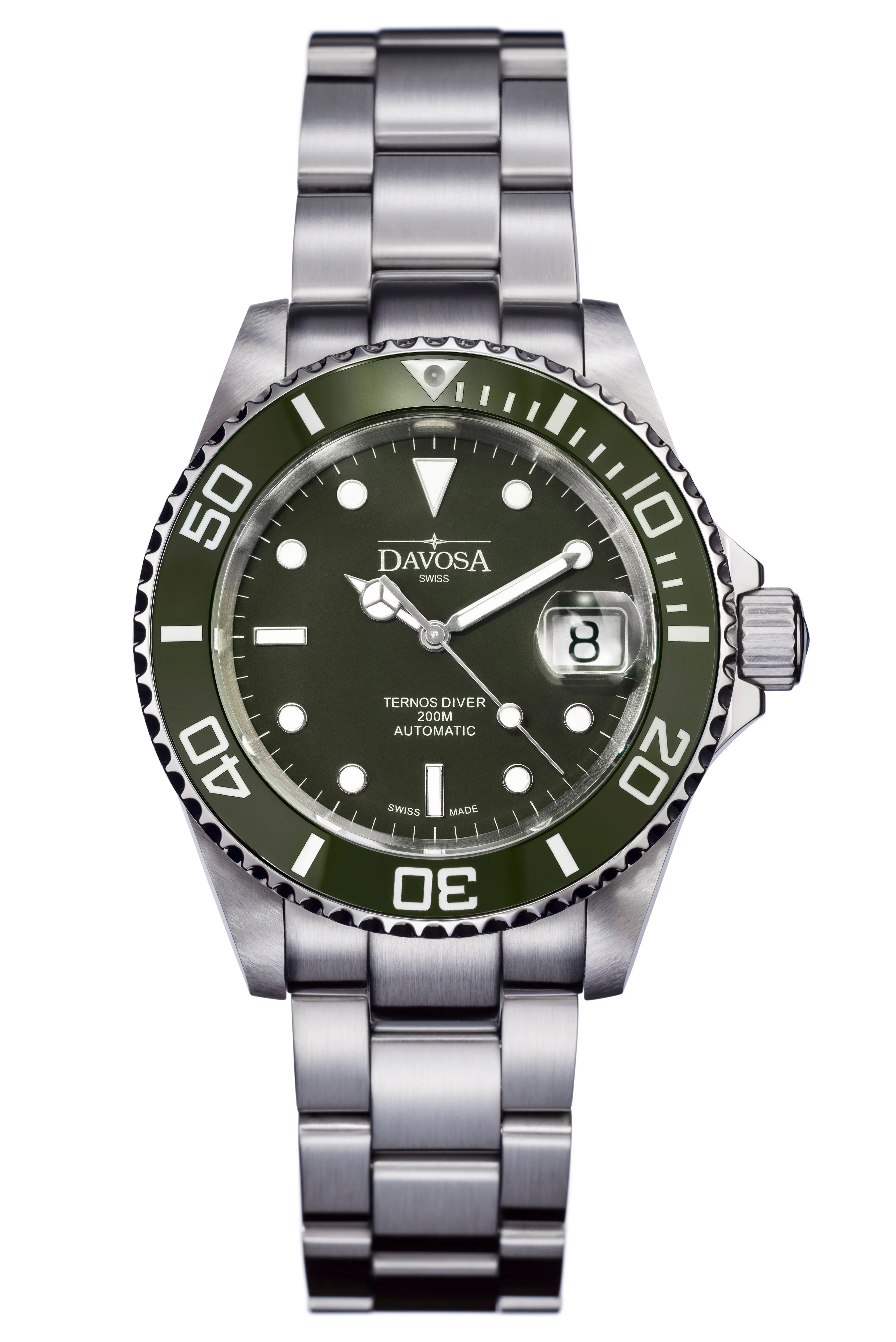 Ternos Ceramic Automatic 200m Swiss-Made Black Unisex Diver Watch 16155550