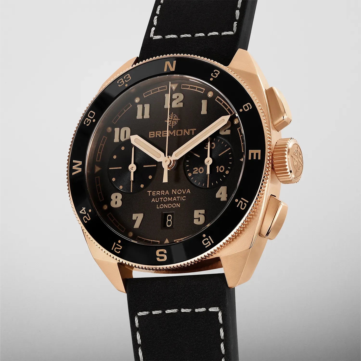 Terra Nova 42.5 Chronograph, Rose Gold