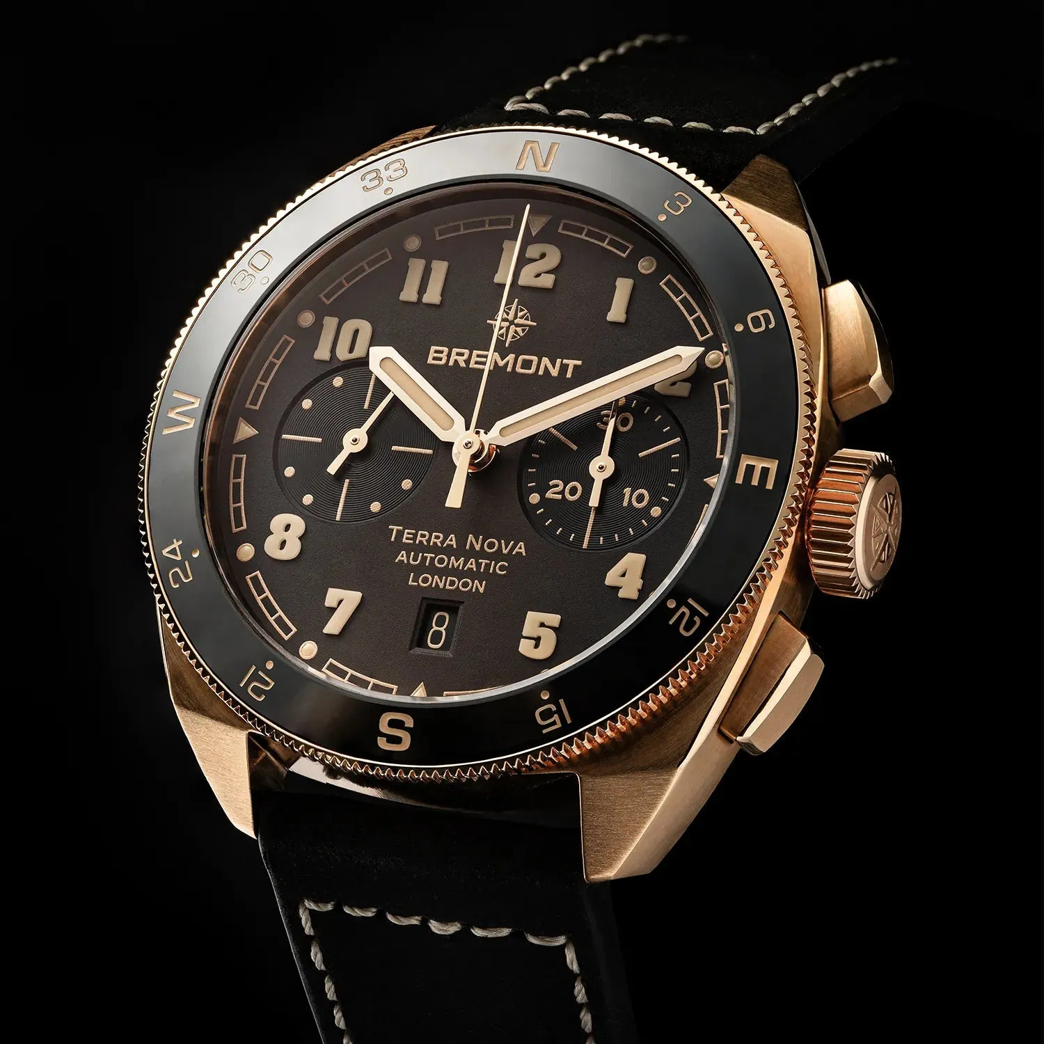 Terra Nova 42.5 Chronograph, Rose Gold