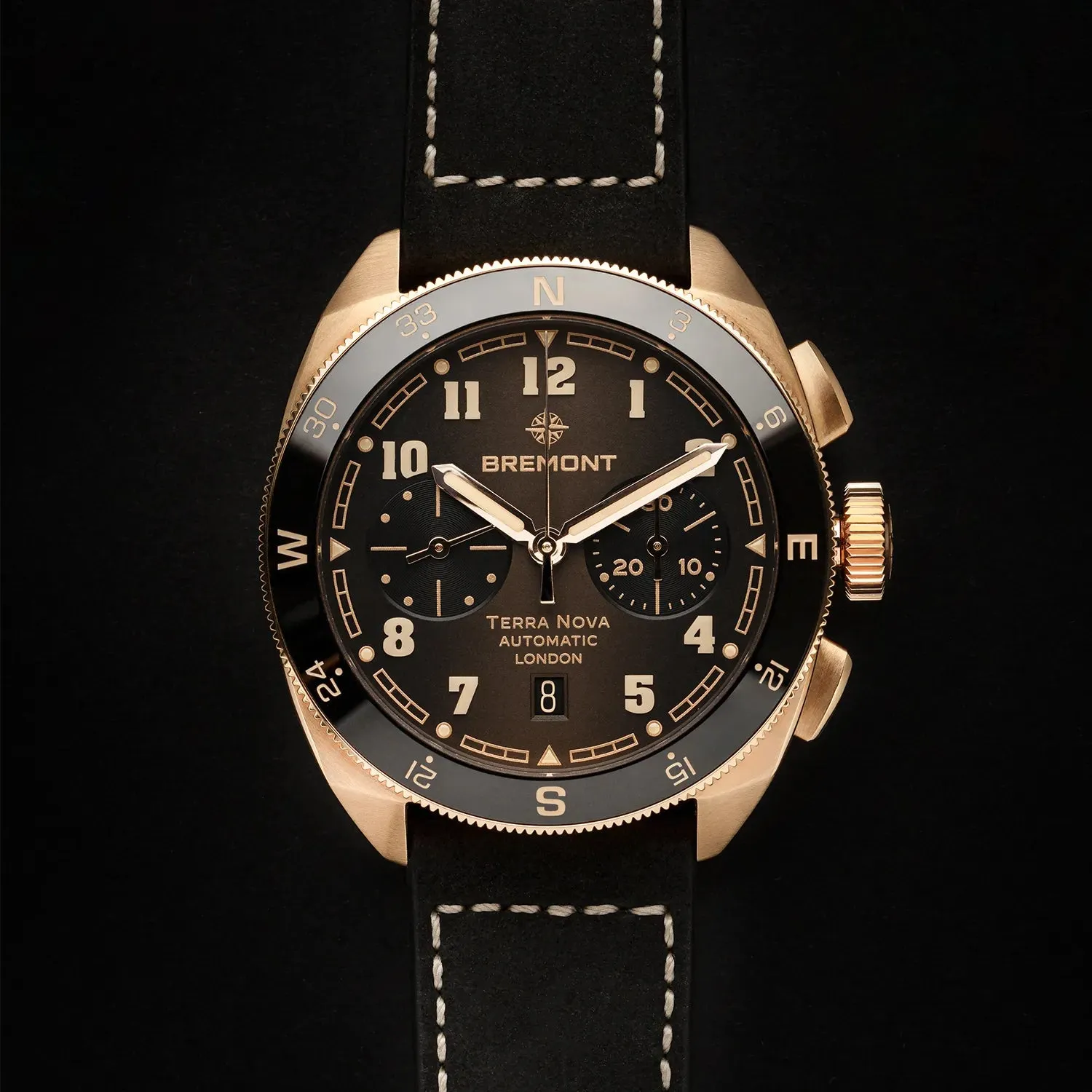 Terra Nova 42.5 Chronograph, Rose Gold