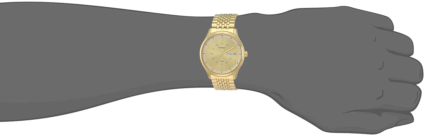 Timex Gold-Toned Dial Men Watch - TW0TG6503