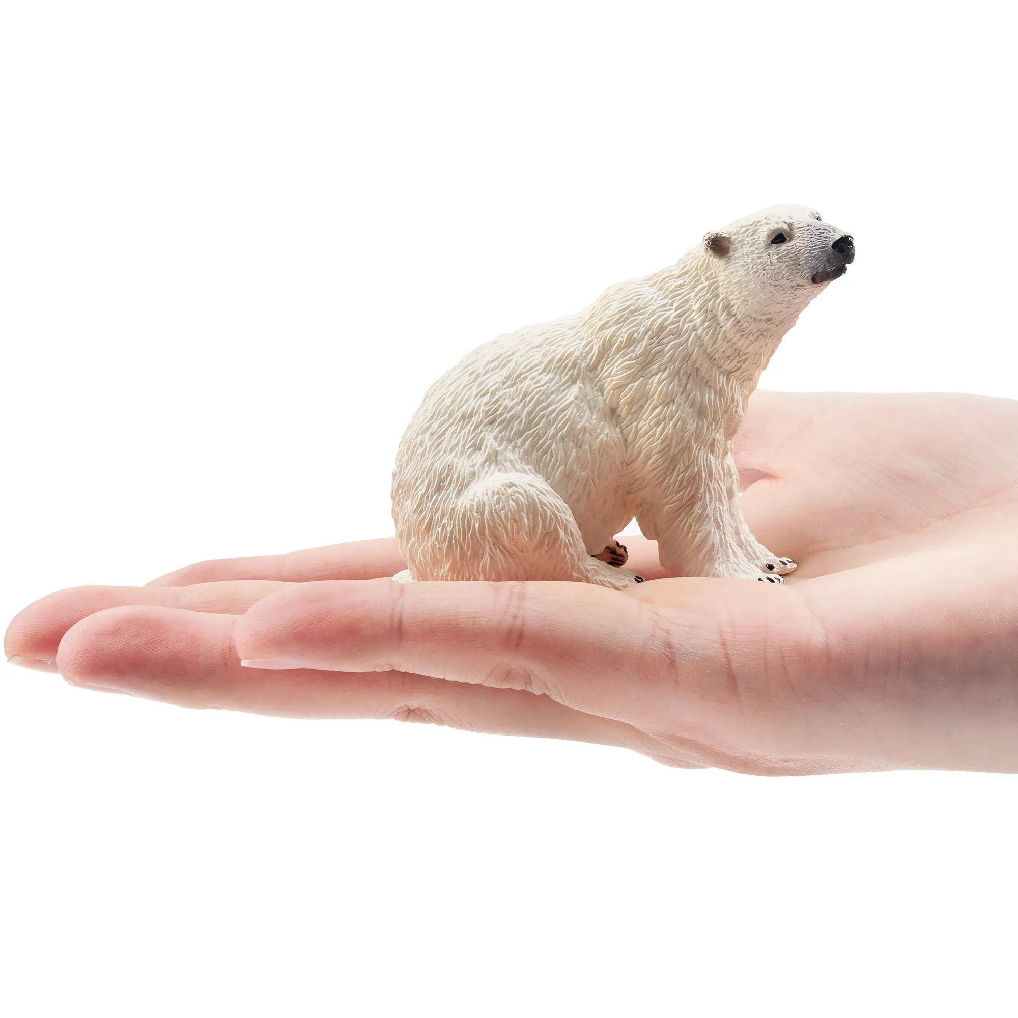 Toymany Female Polar Bear Figurine Toy
