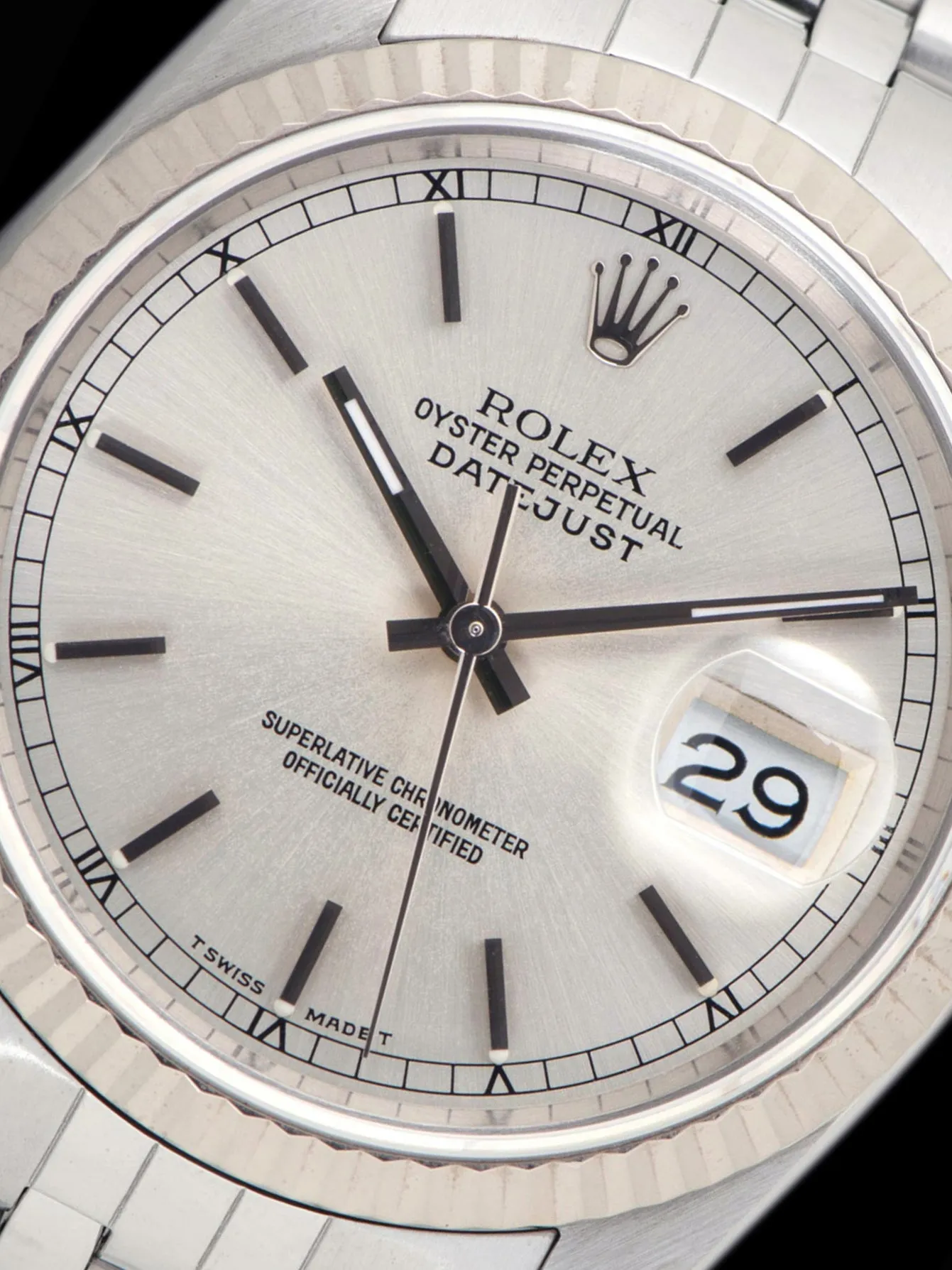 *Unpolished* 1989 Rolex Datejust (Ref. 16234) Silver Dial