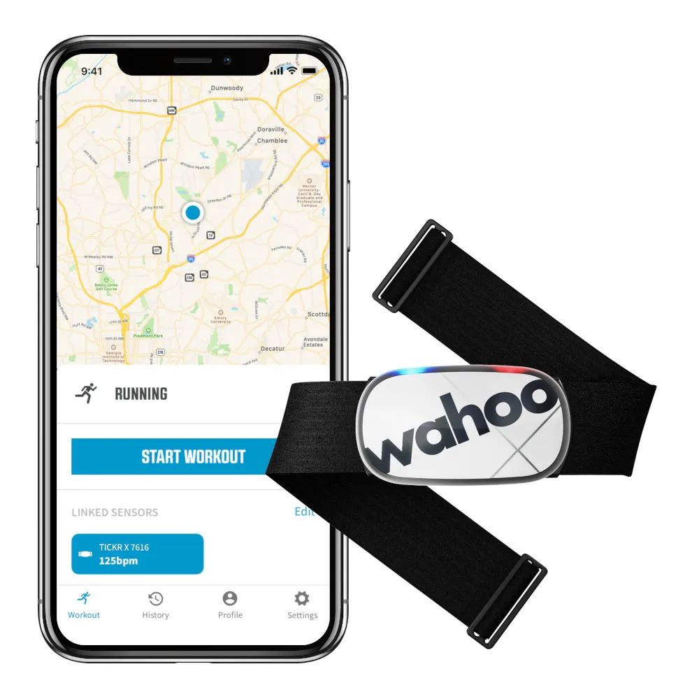 Wahoo TICKR X Heart Rate Monitor - GEN 2
