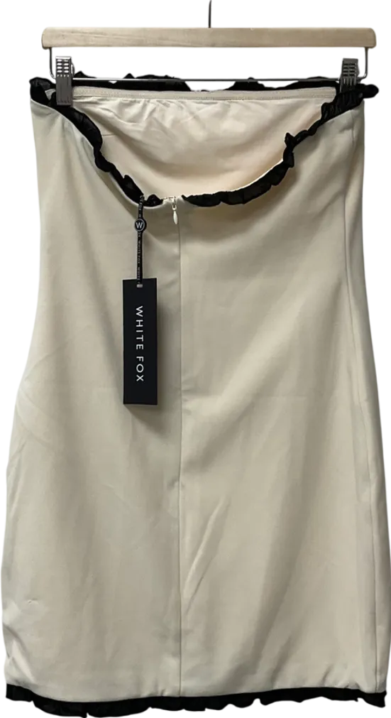 White Fox White In Sync Mini Dress UK XL