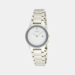 Women's Silver Analog Stainless Steel Watch GA1050-51A