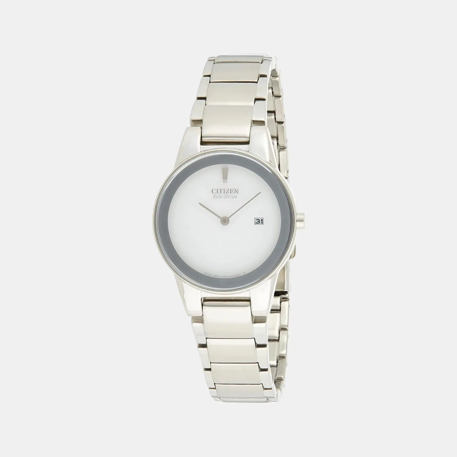 Women's Silver Analog Stainless Steel Watch GA1050-51A