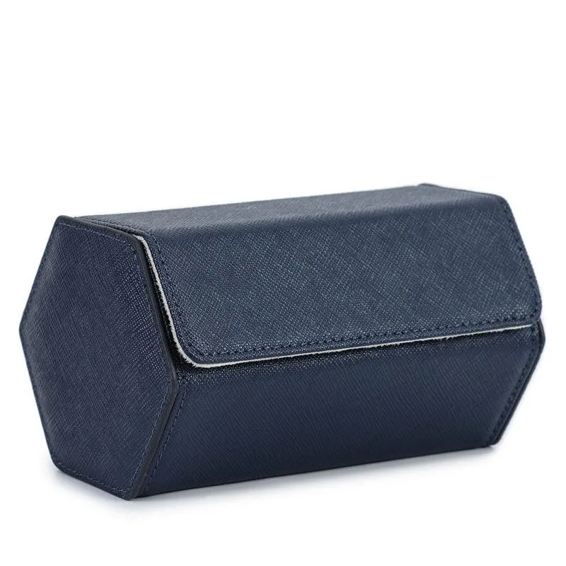 Woosir Trend Leather Hexagon Watch Roll Case for 2